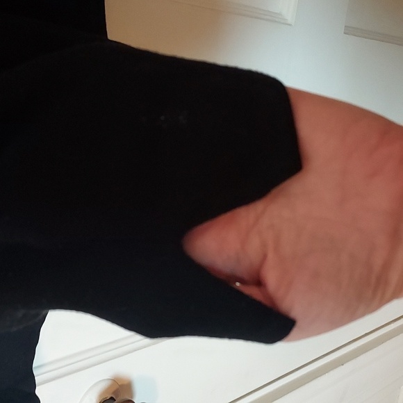 Ann Taylor Rhinestone Neckline Cardigan in Black - Picture 10 of 16